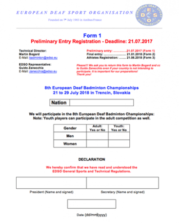 Stiahnite si Form 1 - Preliminary Entry Registration